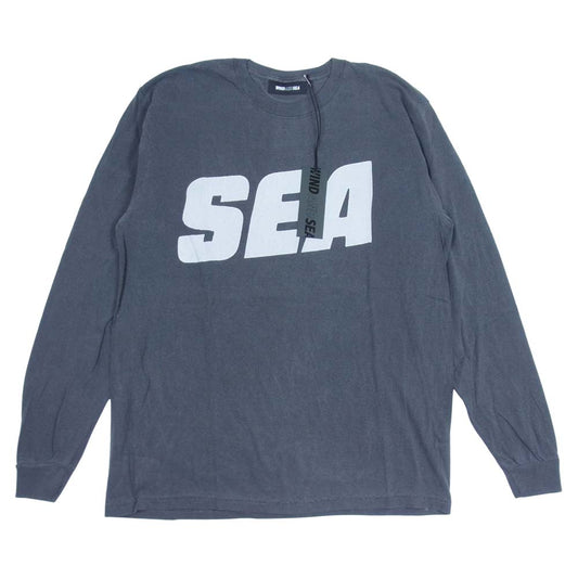 WIND AND SEA ウィンダンシー 21SS WDS-21S-TPS-04 L/S T-SHIRT Charcoal ロングスリーブ Tシャツ チャコール M【新古品】【未使用】【中古】