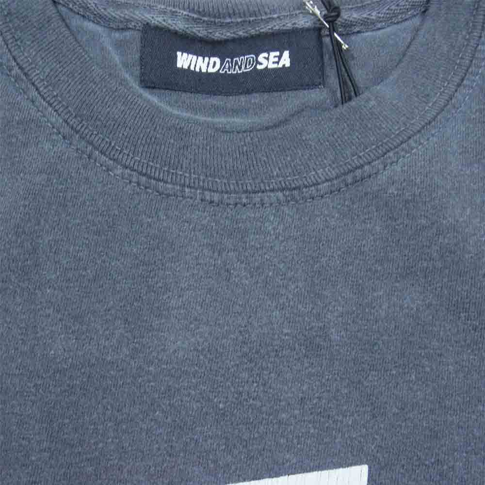 WIND AND SEA ウィンダンシー 21SS WDS-21S-TPS-04 L/S T-SHIRT Charcoal ロングスリーブ Tシャツ チャコール M【新古品】【未使用】【中古】