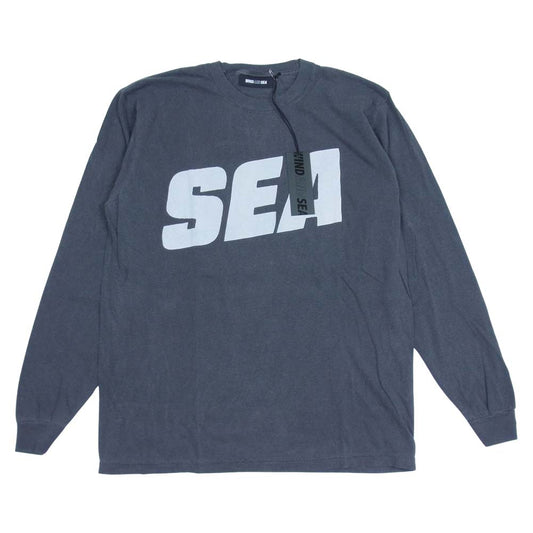WIND AND SEA ウィンダンシー 21SS WDS-21S-TPS-04 L/S T-SHIRT Charcoal ロングスリーブ Tシャツ チャコール M M【新古品】【未使用】【中古】