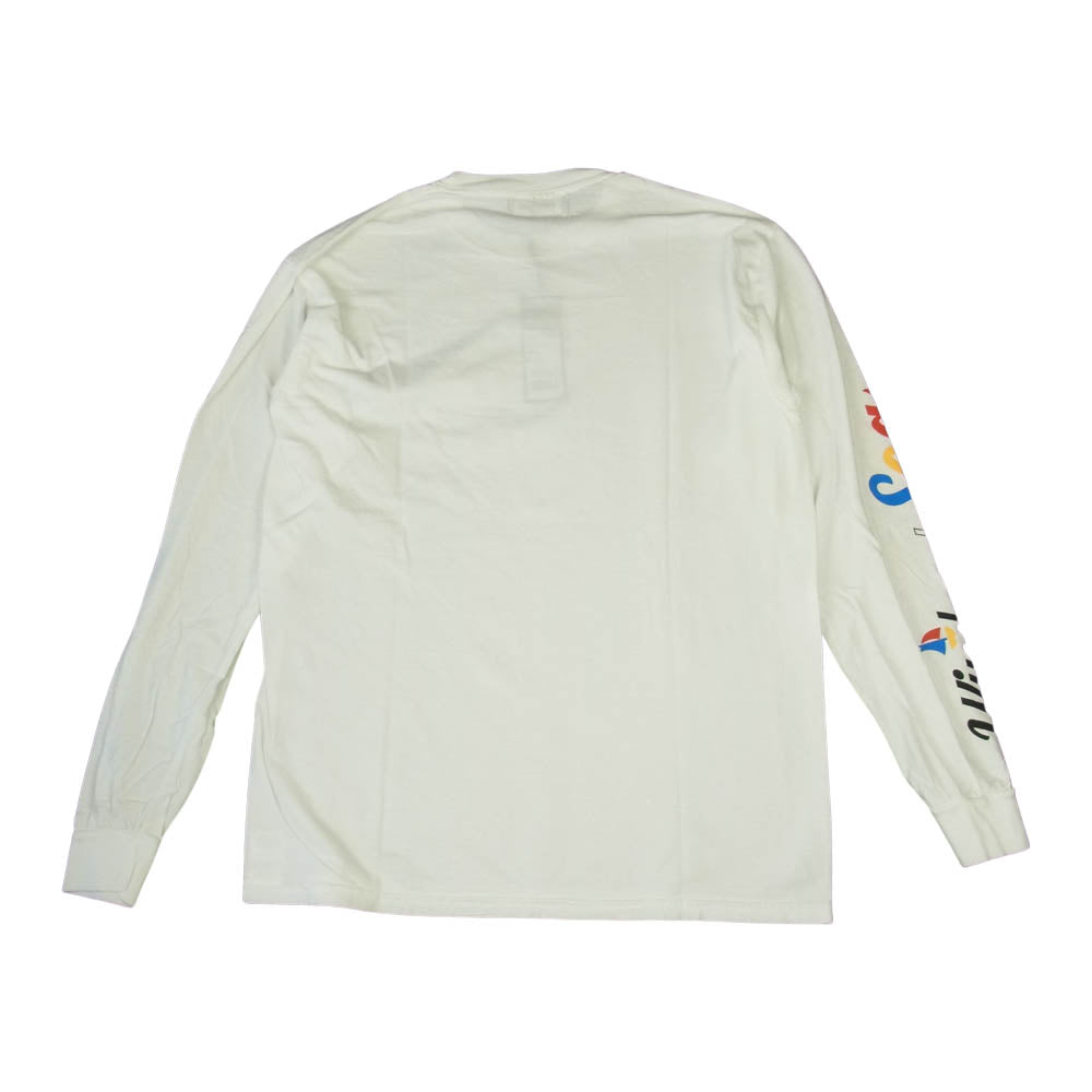 WIND AND SEA ウィンダンシー 20AW WDS-20A-CS-02 L/S T-SHIRT White ロングスリーブ Tシャツ  ホワイト系 M【新古品】【未使用】【中古】
