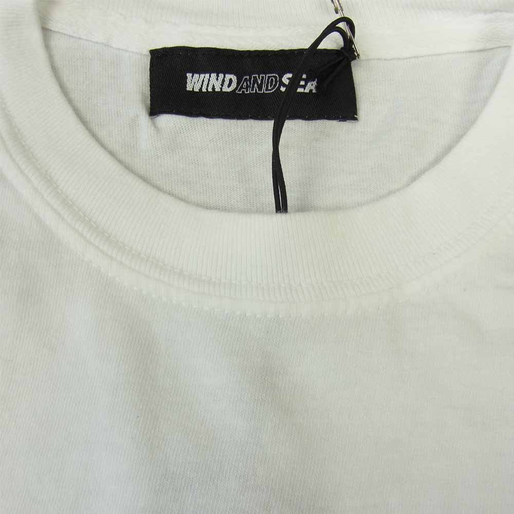 WIND AND SEA ウィンダンシー 20AW WDS-20A-CS-02 L/S T-SHIRT White ロングスリーブ Tシャツ  ホワイト系 M【新古品】【未使用】【中古】