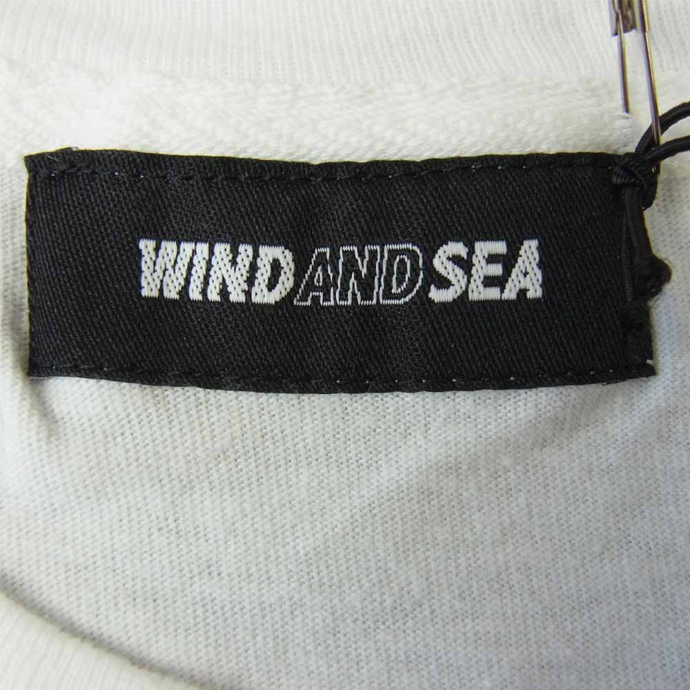 WIND AND SEA ウィンダンシー 20AW WDS-20A-CS-02 L/S T-SHIRT White ロングスリーブ Tシャツ  ホワイト系 M【新古品】【未使用】【中古】