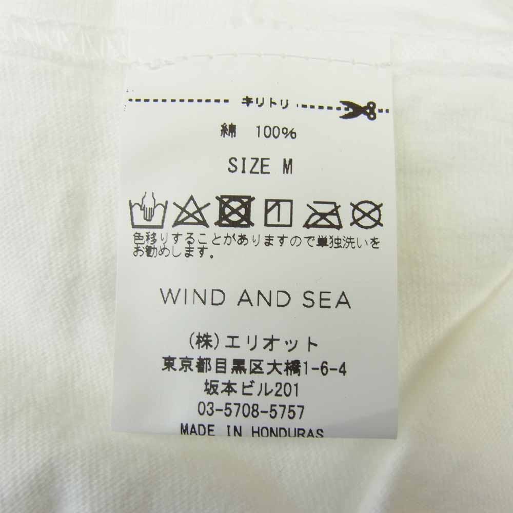 WIND AND SEA ウィンダンシー 20AW WDS-20A-CS-02 L/S T-SHIRT White ロングスリーブ Tシャツ  ホワイト系 M【新古品】【未使用】【中古】
