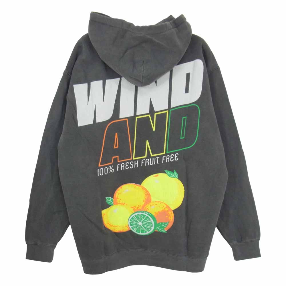 WIND AND SEA ウィンダンシー 21SS WDS-21S-TPS-03 HOODIE Charcoal フーディー チャコール L グレー系 L【新古品】【未使用】【中古】
