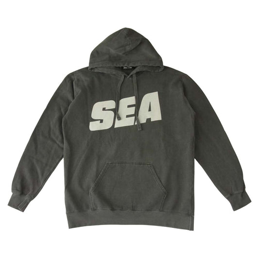 WIND AND SEA ウィンダンシー 21SS WDS-21S-TPS-03 HOODIE Charcoal フーディー チャコール系 M【新古品】【未使用】【中古】