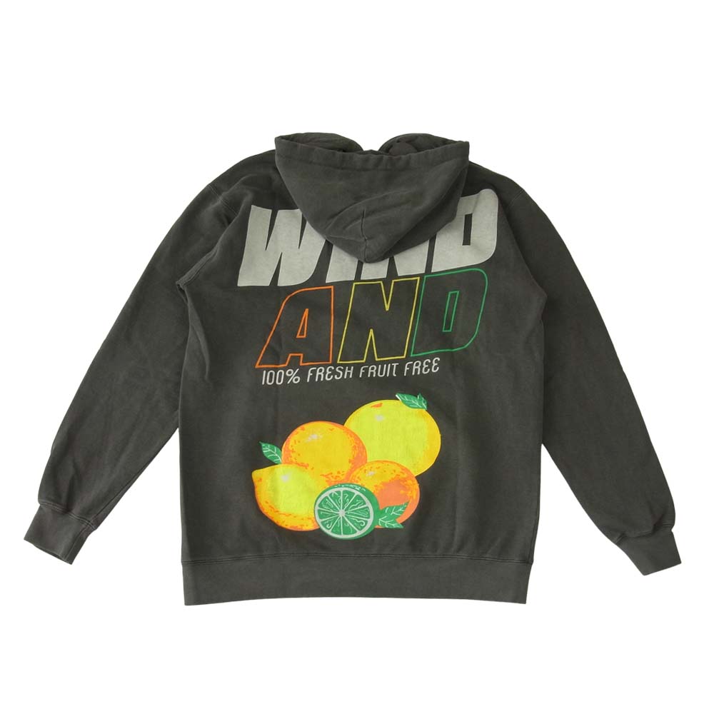 WIND AND SEA ウィンダンシー 21SS WDS-21S-TPS-03 HOODIE Charcoal フーディー チャコール系 M【新古品】【未使用】【中古】