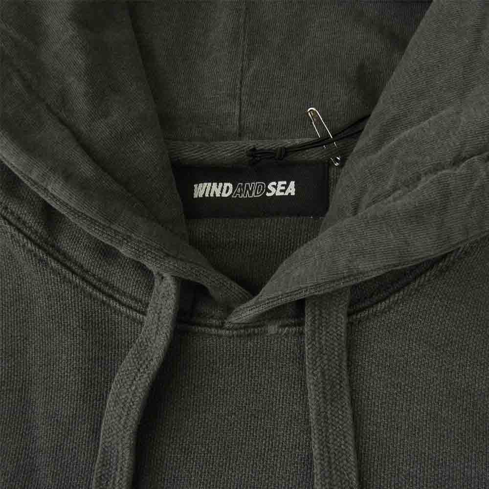 WIND AND SEA ウィンダンシー 21SS WDS-21S-TPS-03 HOODIE Charcoal フーディー チャコール系 M【新古品】【未使用】【中古】