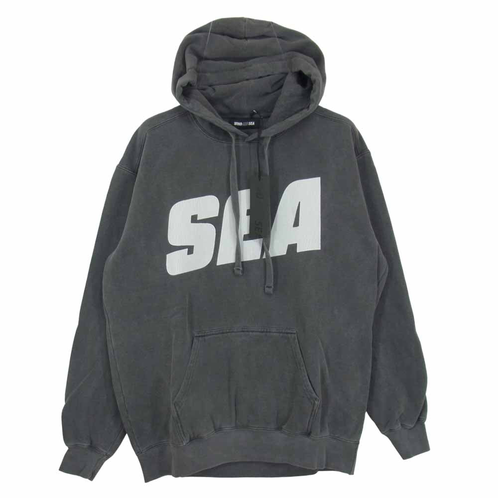 WIND AND SEA ウィンダンシー 21SS WDS-21S-TPS-03 HOODIE Charcoal フーディー チャコール M グレー系 M【新古品】【未使用】【中古】