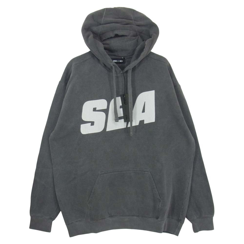 WIND AND SEA ウィンダンシー 21SS WDS-21S-TPS-03 HOODIE Charcoal フーディー チャコール L グレー系 L【新古品】【未使用】【中古】