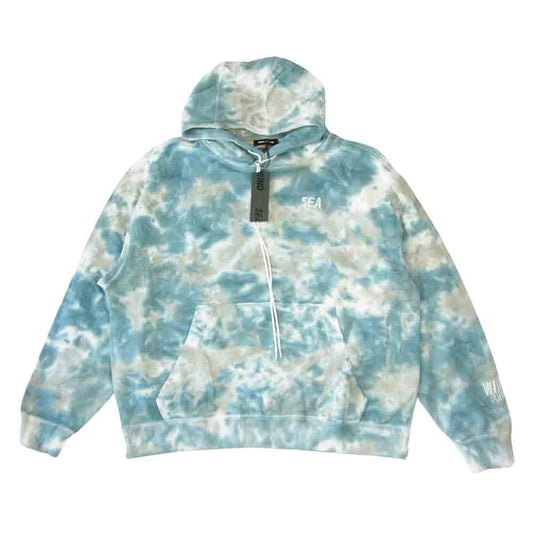 WIND AND SEA ウィンダンシー 20AW WDS-20A-TPS-10 HOODIE BLUE-GRAY フーディー ブルーグレー M M【新古品】【未使用】【中古】
