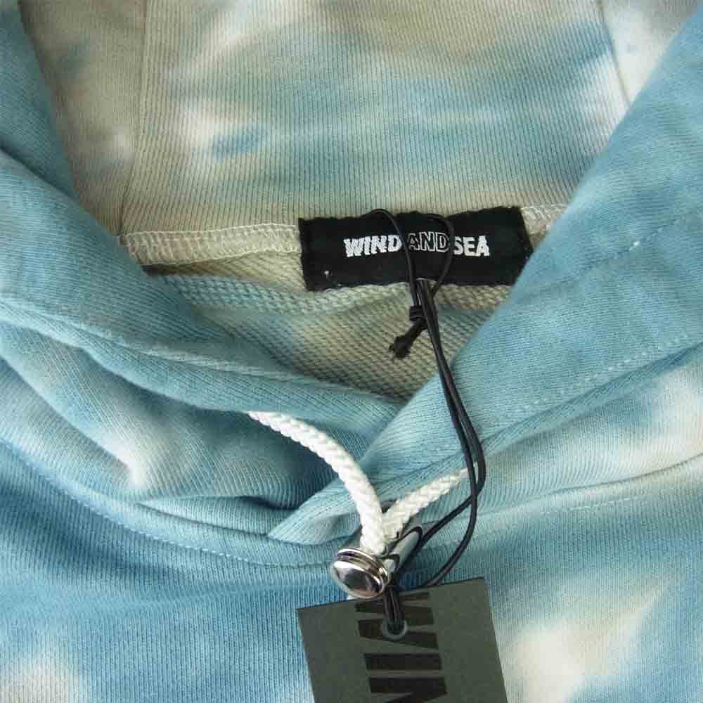 WIND AND SEA ウィンダンシー 20AW WDS-20A-TPS-10 HOODIE BLUE-GRAY フーディー ブルーグレー M M【新古品】【未使用】【中古】