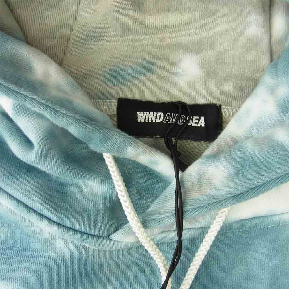 WIND AND SEA ウィンダンシー 20AW WDS-20A-TPS-10 HOODIE BLUE-GRAY フーディー ブルーグレー M M【新古品】【未使用】【中古】