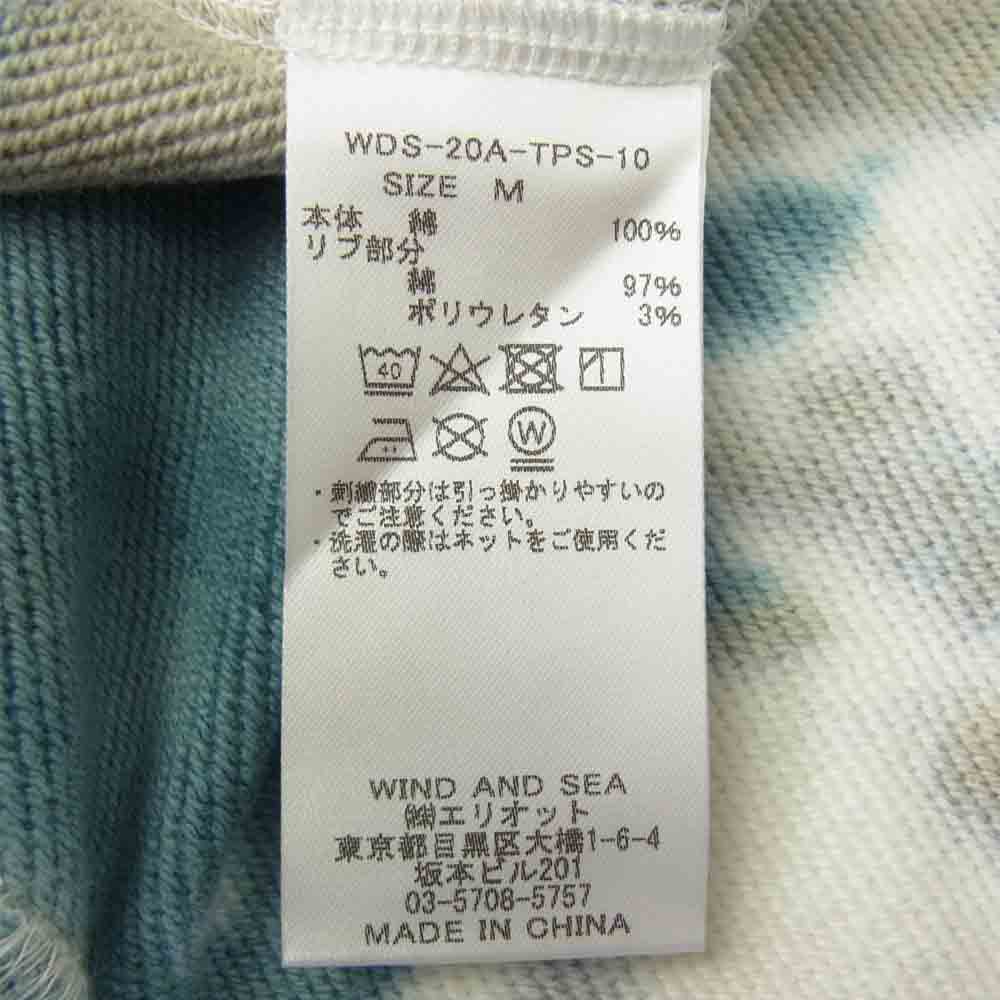 WIND AND SEA ウィンダンシー 20AW WDS-20A-TPS-10 HOODIE BLUE-GRAY フーディー ブルーグレー M M【新古品】【未使用】【中古】