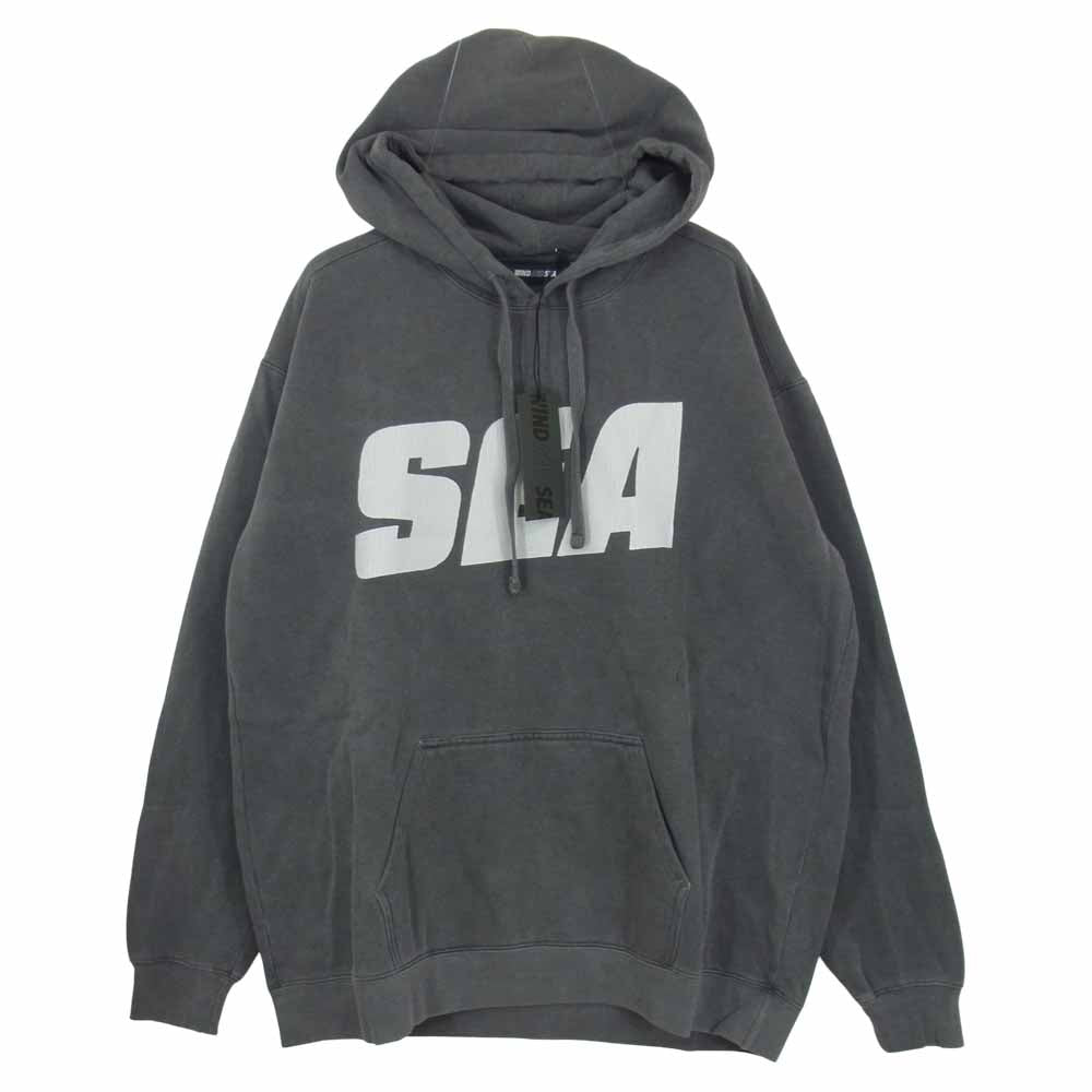 WIND AND SEA ウィンダンシー 21SS WDS-21S-TPS-03 HOODIE Charcoal フーディー チャコール L グレー系 L【新古品】【未使用】【中古】