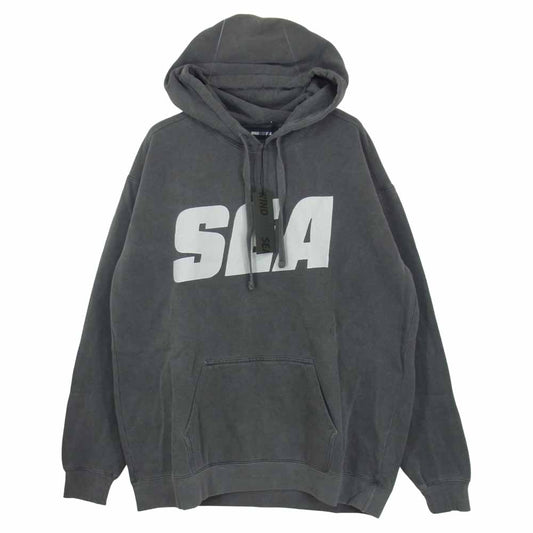 WIND AND SEA ウィンダンシー 21SS WDS-21S-TPS-03 HOODIE Charcoal フーディー チャコール L グレー系 L【新古品】【未使用】【中古】