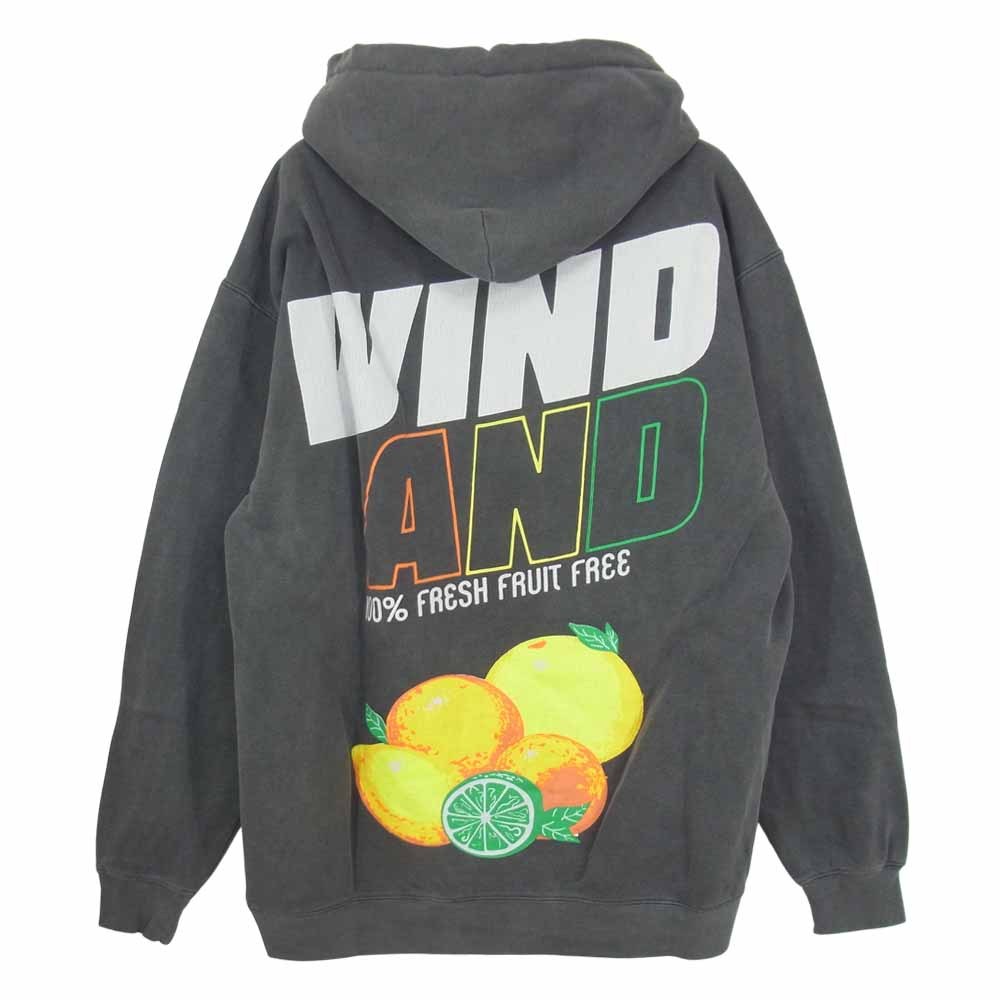 WIND AND SEA ウィンダンシー 21SS WDS-21S-TPS-03 HOODIE Charcoal フーディー チャコール L グレー系 L【新古品】【未使用】【中古】