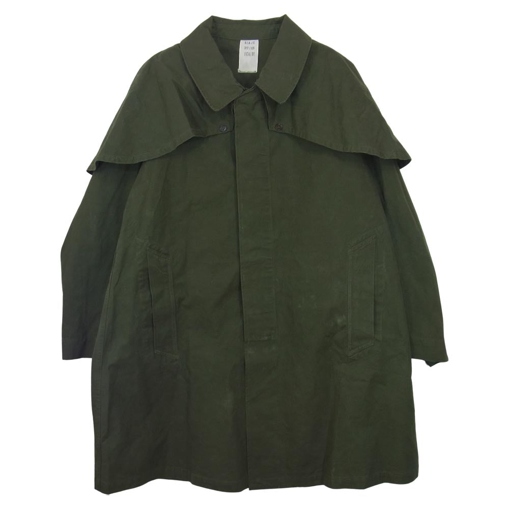 フランス軍 ヴィンテージ 50～60s Frock Coat フロック コート ミリタリー カーキ系 M【中古】
