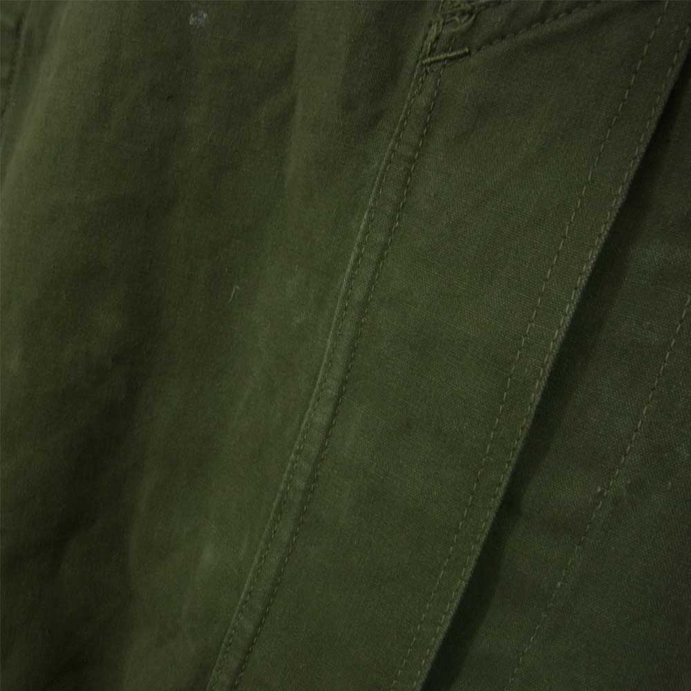 フランス軍 ヴィンテージ 50～60s Frock Coat フロック コート ミリタリー カーキ系 M【中古】