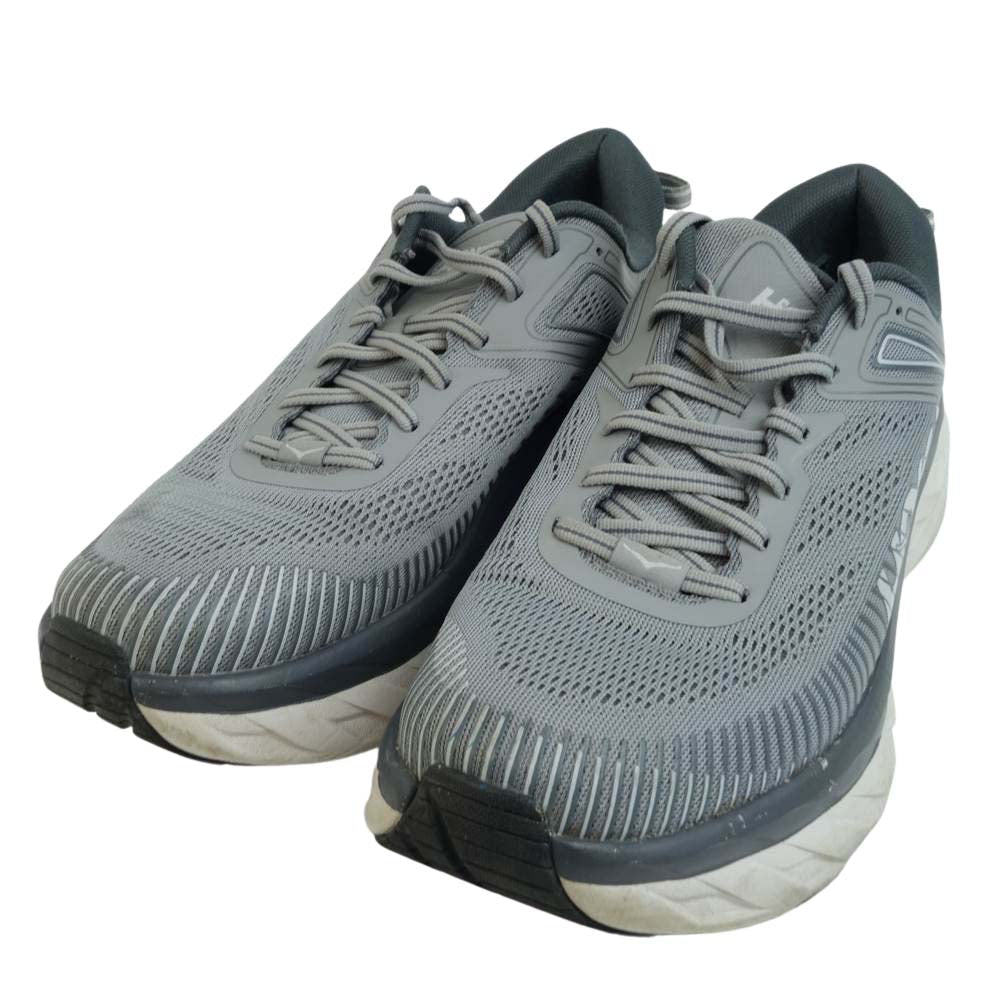 HOKA ONE ONE ホカ オネオネ 1110518 BONDI 7 ボンダイ 7 スニーカー グレー系 27cm【中古】