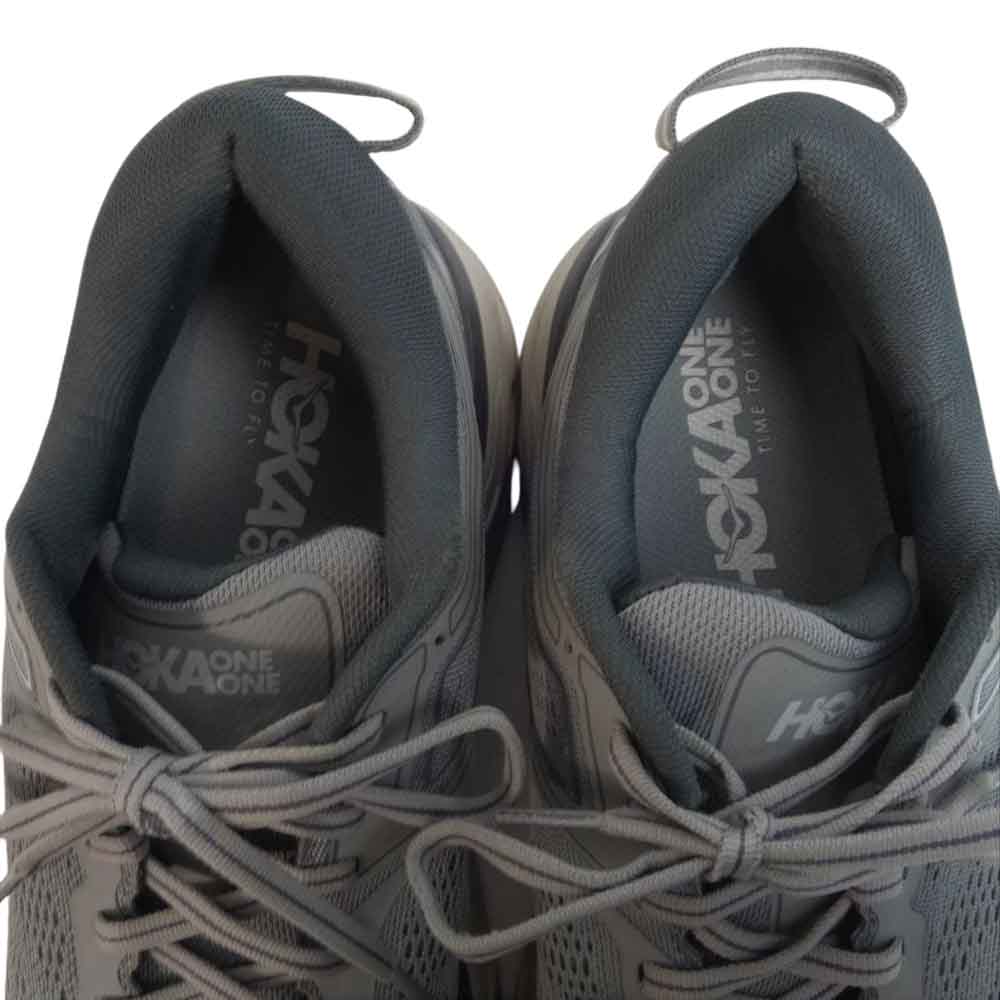 HOKA ONE ONE ホカ オネオネ 1110518 BONDI 7 ボンダイ 7 スニーカー グレー系 27cm【中古】
