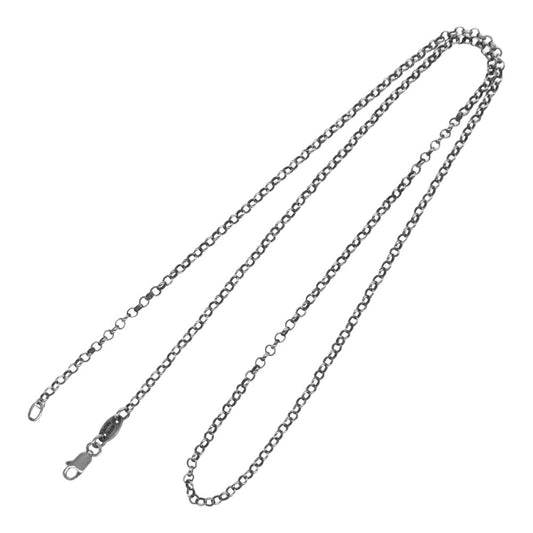 CHROME HEARTS クロムハーツ（原本無） NECKCHAIN R20 ロール チェーン 20インチ シルバー系【中古】