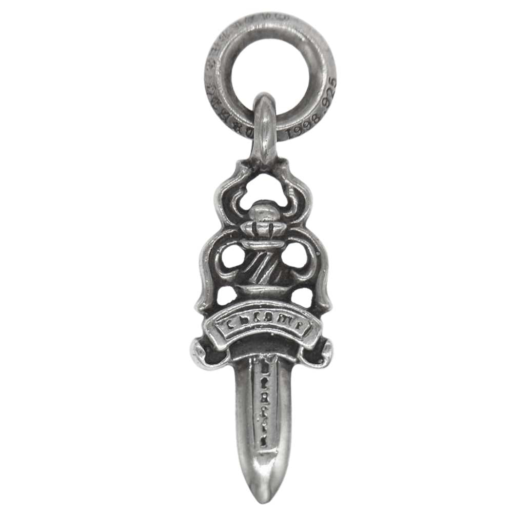 CHROME HEARTS クロムハーツ（原本有） #5 ダガー チャーム ダイヤ ペンダント シルバー系【中古】
