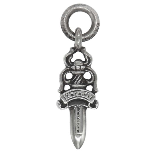 CHROME HEARTS クロムハーツ（原本有） #5 ダガー チャーム ダイヤ ペンダント シルバー系【中古】