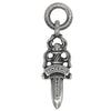 CHROME HEARTS クロムハーツ（原本有） #5 ダガー チャーム ダイヤ ペンダント シルバー系【中古】