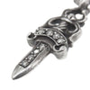 CHROME HEARTS クロムハーツ（原本有） #5 ダガー チャーム ダイヤ ペンダント シルバー系【中古】