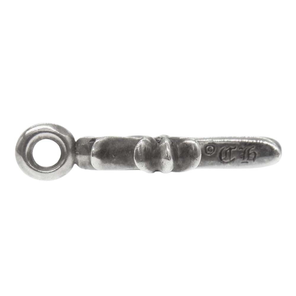 CHROME HEARTS クロムハーツ（原本有） タイニーファットクロス パヴェ ブラックダイヤ ペンダント シルバー系【中古】