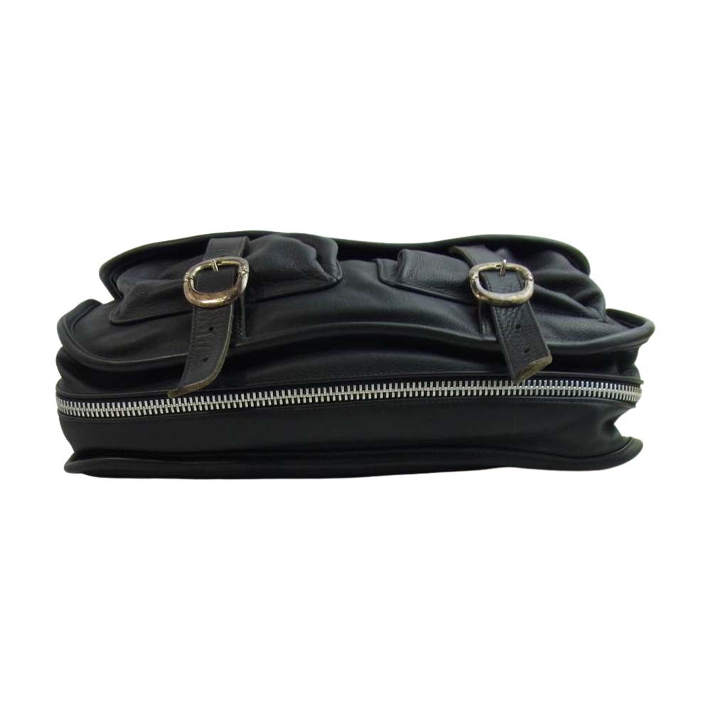 CHROME HEARTS クロムハーツ（原本無） ガンスリンガー ストラップ レザー ショルダー ラージ ブラック系【中古】