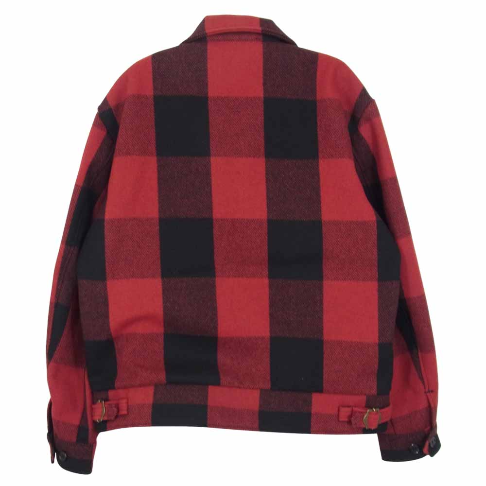 HYSTERIC GLAMOUR ヒステリックグラマー 20AW 02213AB11 HYS-LO KINKY WOMAN 野口強 バッファロー チェック ブルゾン レッド系 S【極上美品】【中古】
