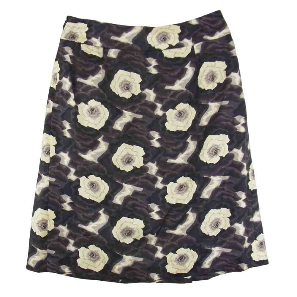 Aquascutum アクアスキュータム 花原 スカート ブラック系 9【中古】