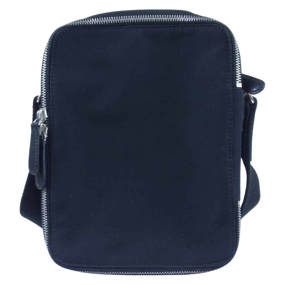 COACH コーチ 5970 キャンバス ショルダーバッグ ブラック系【中古】