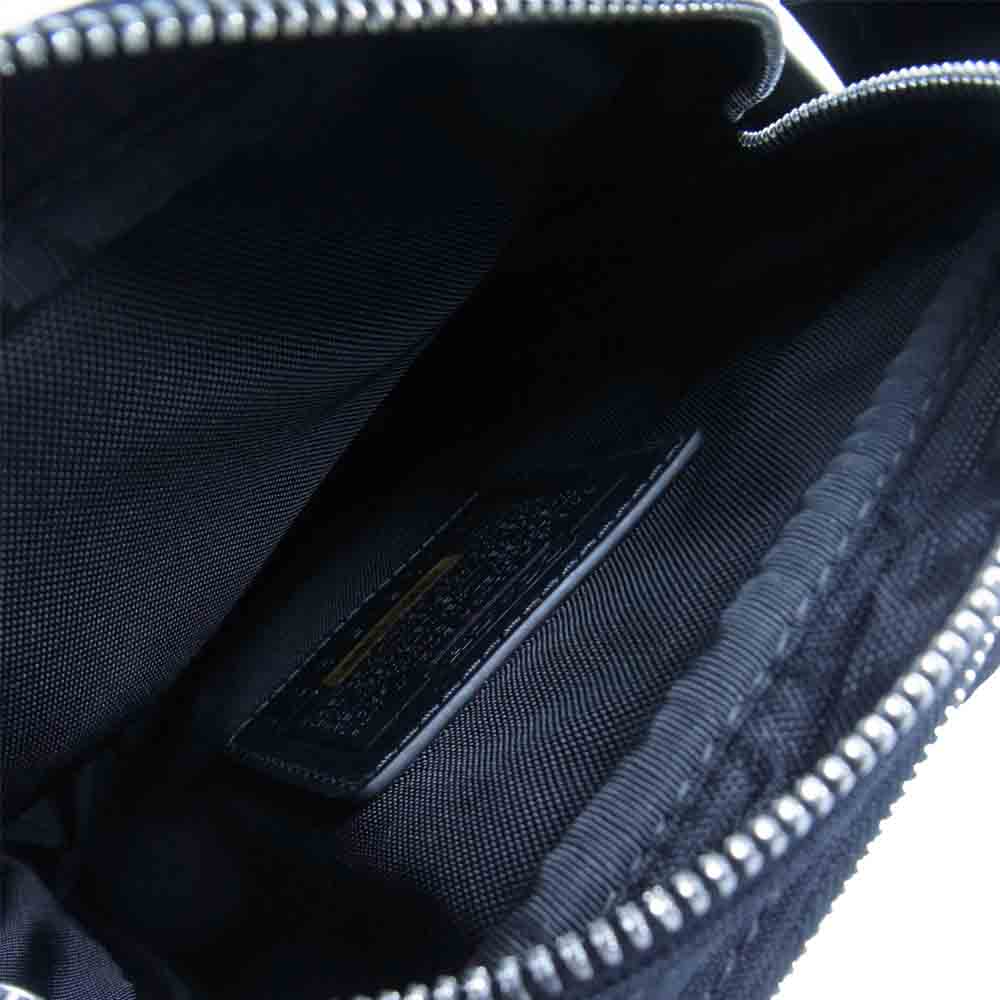 COACH コーチ 5970 キャンバス ショルダーバッグ ブラック系【中古】
