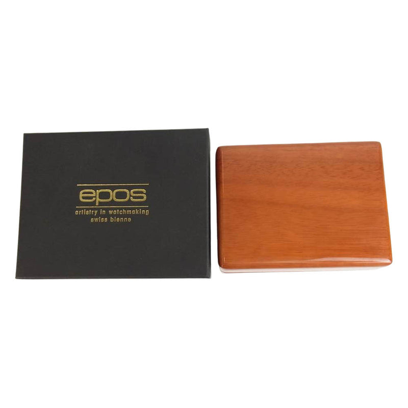 EPOS エポス 3285 保証書付き エポス デイト 自動巻き 腕時計 ブラック系【中古】