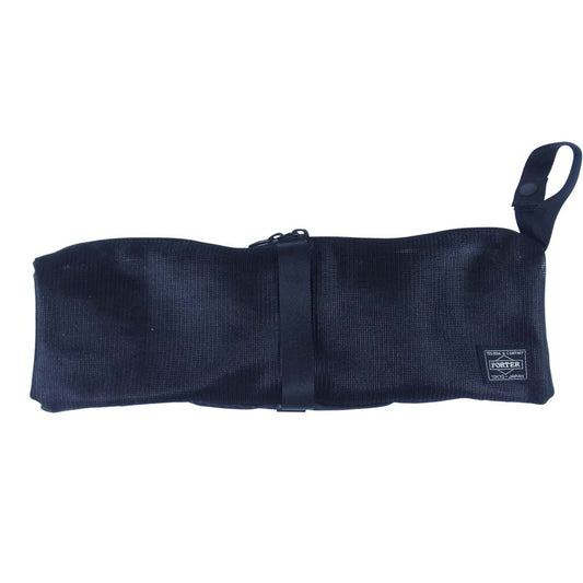 PORTER ポーター メッシュ ケース バッグ メッシュケース ブラック系【中古】