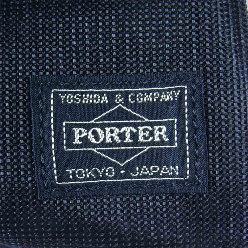 PORTER ポーター メッシュ ケース バッグ メッシュケース ブラック系【中古】