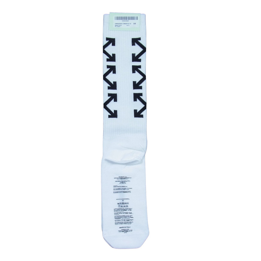 OFF-WHITE オフホワイト ARROWS SOCKS アロー ソックス ホワイト系【新古品】【未使用】【中古】