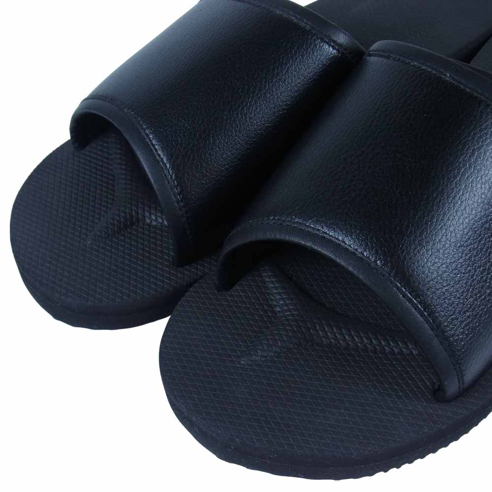 N.HOOLYWOOD エヌハリウッド SUICOKE スイコック シャワー サンダル ブラック系 US8【美品】【中古】
