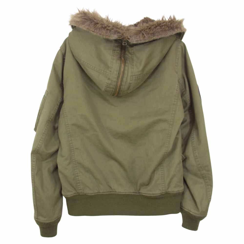 HYSTERIC GLAMOUR ヒステリックグラマー 0153AB15 フード付き ミリタリー ジャケット カーキ系 M【中古】