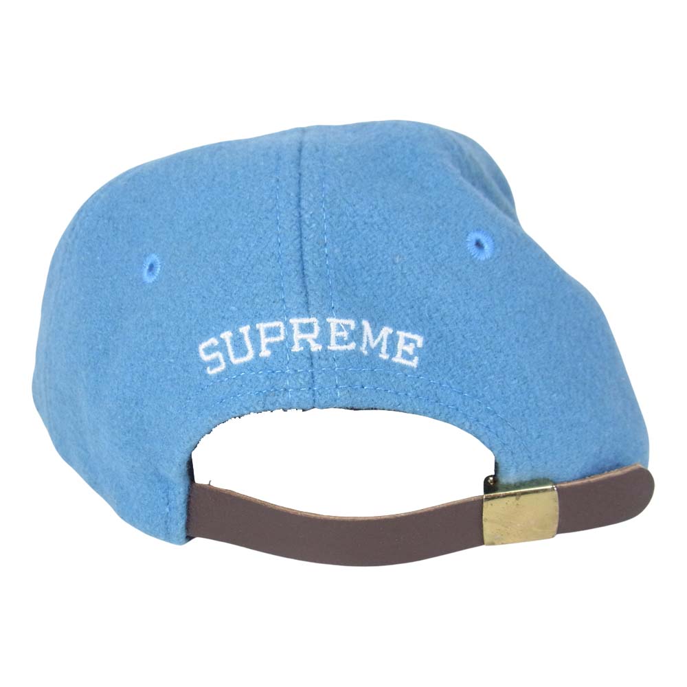 Supreme シュプリーム 15AW Wool S Logo 6 Panel Cap Sロゴ 6パネル キャップ ライトブルー系【中古】