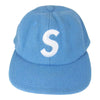 Supreme シュプリーム 15AW Wool S Logo 6 Panel Cap Sロゴ 6パネル キャップ ライトブルー系【中古】