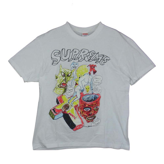 Supreme シュプリーム 20SS Daniel Johnston Tee ダニエル ジョンストン ロゴ Tシャツ ホワイト系 M【中古】
