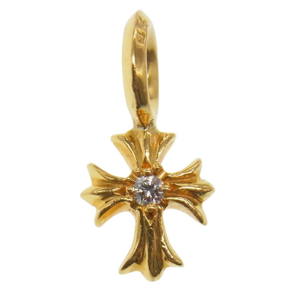 CHROME HEARTS クロムハーツ（原本無） 22K STACK CH PLUS V2 スタック ダイヤ CHプラス チャーム ペンダントトップ ゴールド系【中古】