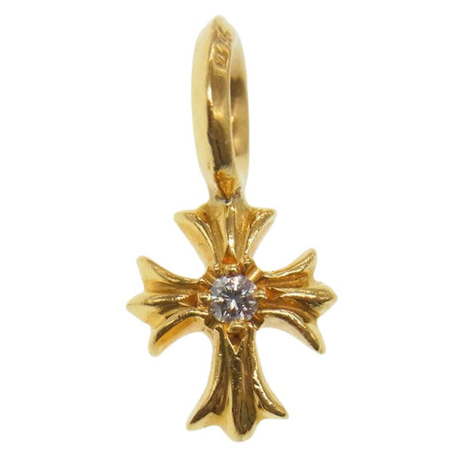 CHROME HEARTS クロムハーツ（原本無） 22K STACK CH PLUS V2 スタック ダイヤ CHプラス チャーム ペンダントトップ ゴールド系【中古】