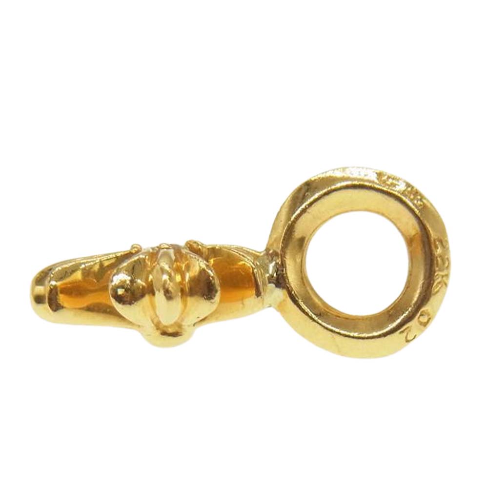 CHROME HEARTS クロムハーツ（原本無） 22K STACK CH PLUS V2 スタック ダイヤ CHプラス チャーム ペンダントトップ ゴールド系【中古】