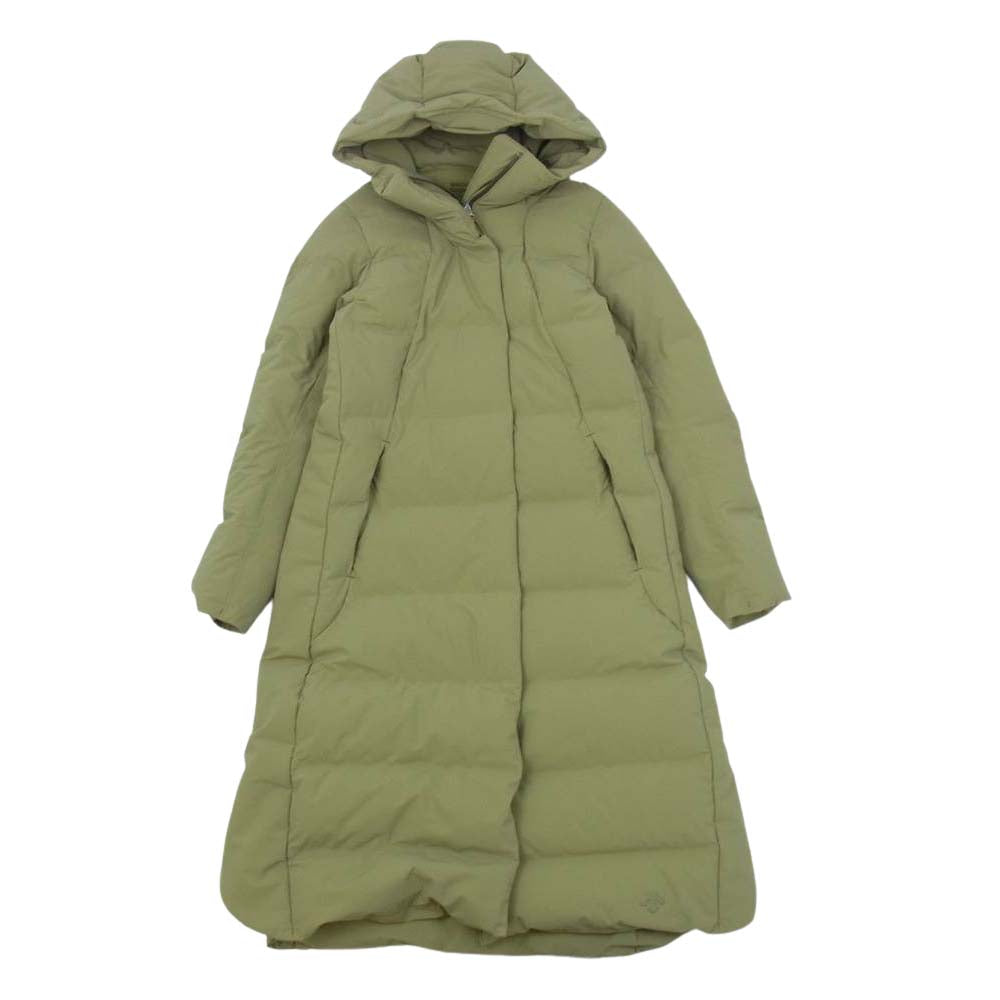 DESCENTE デサント DOR-G9732W ALLTERRAIN オルテライン JOURNAL STANDARD ジャーナルスタンダード 別注モデル ELEMENT-L EX LONG 水沢ダウン エレメント ロング ダウン コート カーキ系 M【美品】【中古】