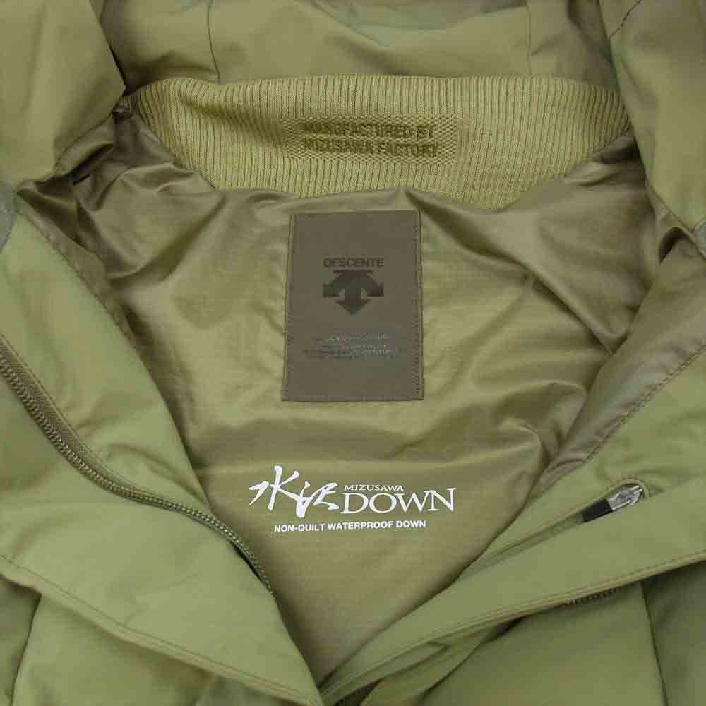 DESCENTE デサント DOR-G9732W ALLTERRAIN オルテライン JOURNAL STANDARD ジャーナルスタンダード 別注モデル ELEMENT-L EX LONG 水沢ダウン エレメント ロング ダウン コート カーキ系 M【美品】【中古】