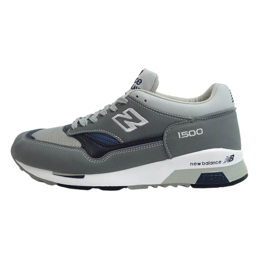 NEW BALANCE ニューバランス イングランド製 M1500UK ローカット スニーカー グレー系 26cm【新古品】【未使用】【中古】